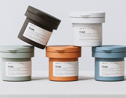 R\AW skincare \ Brand & Packaging Identity